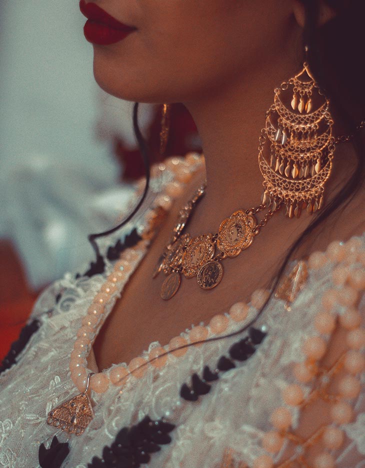 Tejomaya Cocktail Ring in Jadau with Meenakari
